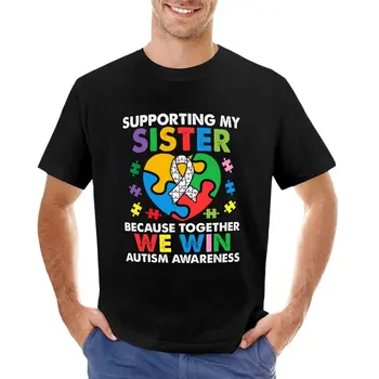 Podržavajući svoju Sestru, Zajedno smo pobjedu Svijesti o autizmu, t-Shirt, prazne majice muške t-shirt