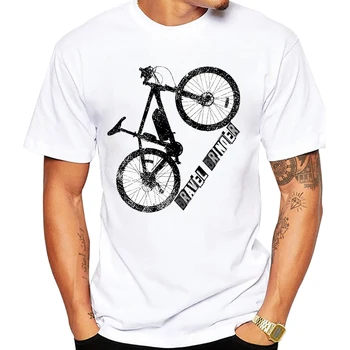 Poklon велосипедисту - Izazovan dizajn mtb - MTB Biciklističke Majice S fiksnim slanja, t-Shirt Biciklist, Cestovni Bicikl, Bijela Majica Za Dječake