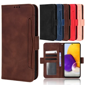 Poslovna kožna torbica za Samsung Galaxy Z Fold5 Flip5 s Luksuznim mekanim pretinac za kartice Za Galaxy Z Fold Flip 5 sa slučajem Etui Phone Coque