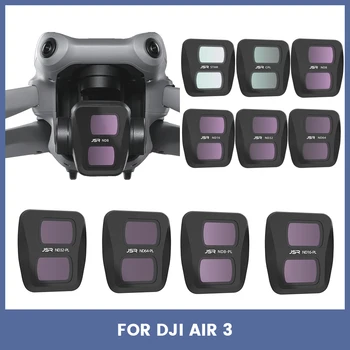 Postavlja filtera za objektiv kamere neradnik AIR 3 Od Aluminijske Legure UV CPL ND8/16/32/64/256/1000 Pribor NDPL Night Star za DJI AIR 3