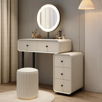 Praktičan Toaletni stol za pohranu u spavaćoj sobi, Stoji ženska konzole, Ormari, Podne namještaj za sobe, HY