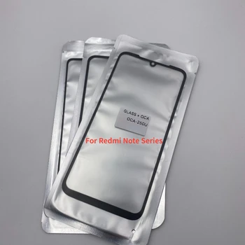 Prednji zaslon Osjetljiv na dodir OCA Staklo za Redmi Note 7 8 9 10 8A 9A 8T 9C 9I 4G 5G Pro Max rezervni Dijelovi za Popravak Dodir stakla