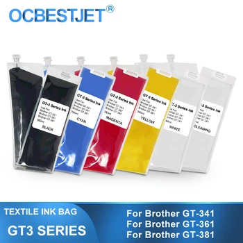 Prijenosni paket za tekstilnih tinte GT-3 dtg metodom Za pisač Brother GT-341 GT-361 GT-381 GT3 serija Direct za pisač odjeće (6 boja po želji)