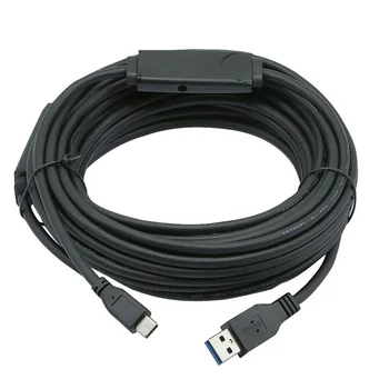 Produžni kabel USB3.0 na Type-C sa pojačivačem signala, kamera video konferencije, kabel za prijenos podataka na tvrdom disku