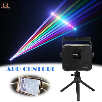 PROGRAM LASER CUBE, Конторл, Lasersko svjetlo, Show-projektor 3w RGB, mini-telefon sa napajanjem iz baterije, upravljanje zvukom, Laserska svjetlost