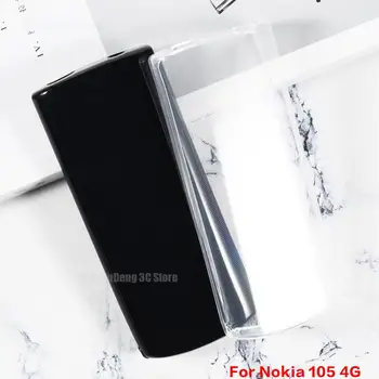 Prozirna Torbica za telefon Nokia 105 4G 2021, Silikonska torbica, ultra-tanki prozirni torbica u полураспаковке za Nokia 105 4G, stražnji poklopac, torbica