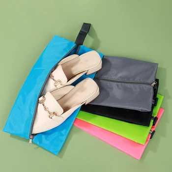 Putne torbe za skladištenje cipela Torba-Organizator za skladištenje cipela Prijenosni najlon vrećicu za obuću sa čvrst patent zatvarač, Vodootporna torba za cipele