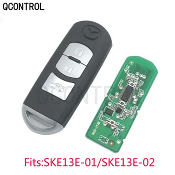 QCONTROL 3 Tipke Pametni ključ Idealni za MAZDA CX-5 CX-3 Axela Atenza Model SKE13E-01 ili SKE13E-02 Automobil na Daljinski upravljač ID49 s čipom