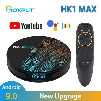 Rasprodaja BOXPUT HK1 MAX RK3318 TV Box 4K Android 10 Quad 4GB 128GB 100M LAN 2.5 G 5G WiFi Smart TV pojedinca ili kućanstva media player