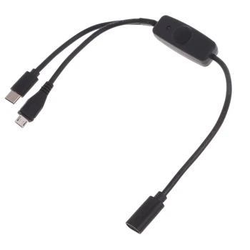 Razdjelnik kabel USB Type C 2 u 1 kabel za punjenje mobilnog telefona Micro USB Type C.