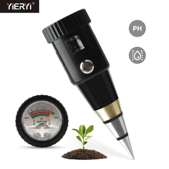Ručni mjerač vlage tla, PH-metar, test kiselosti, metalni senzor vlažnosti, sonda 3 ~ 8ph, hygrometer bez baterije, za sadnju vrtni alat