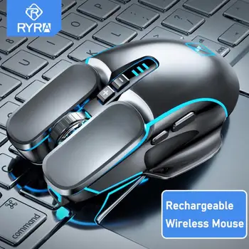 RYRA Punjiva Bežični Miš 2,4 G USB Gaming Miš Računalni Ergonomski Miš S pozadinskim osvjetljenjem RGB 2400 dpi Miša Za Prijenosna RAČUNALA