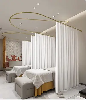 Salon za uljepšavanje, U obliku umjetnički centar zdravlje, физиотерапевтическая krevet, zid, vijenac, rotirajući okvir za zavjese