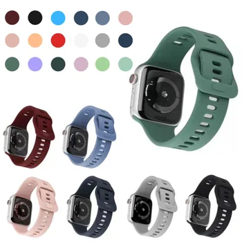 Silikonski remen s kravatom i insignia je Pogodan za ručni satovi Apple Watch 34 5 6 7 8 generacije iWatch SE, sportske narukvice