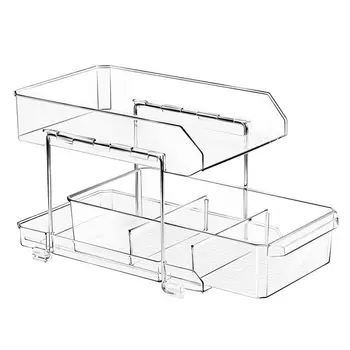 Skladištenje ispod sudopera Za Kupaonicu Pop-2-Уровневые Kutije-Organizator Univerzalni Pull-Kontejner Za skladištenje zarezom