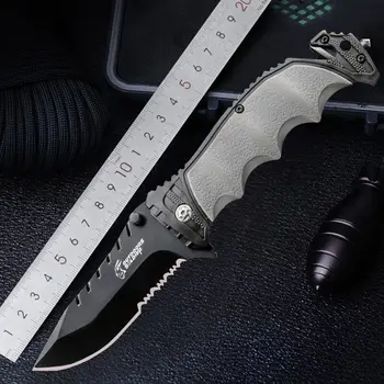 sklopivi edc nož, džepni nožić za samoobranu, opstanak, taktički vojni lovački turističke noževi