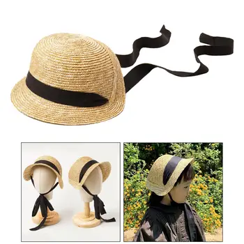 Slamnati šešir za djevojčice sa sjenilom za sunce, kreme za sunčanje šešir, ulični plaža kape-kantu