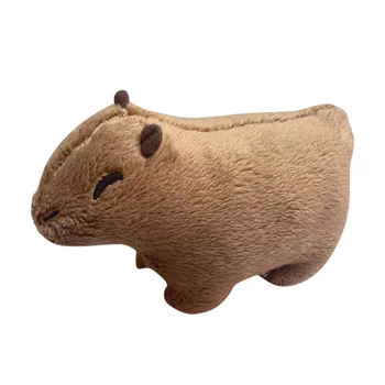 Slatka Model Capybaras, Periva Mini-Simulacija Igračke-Capybaras, Elastične Plišane Igračke-Capybaras, Šarmantan Ukras za Djecu, Dječake, Djevojčice