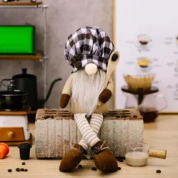 Soft slatka lutka-gnome desktop figurica, ukras, fina tekstura, ukras u obliku gnome, duge noge, proizvoda za dom