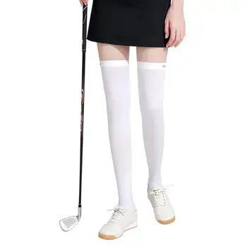 Sportske Čarape za golf, Prozračna sunčane Najlon ženski Ljeto Golfs Ice Silk s krema za sunčanje, Visoke čarape za ulice