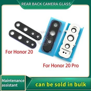 Staklo stražnje kamere za Huawei Honor 20 Honor Pro 20, Stakleni objektiv kamere s držačem okvir, rezervni dijelovi