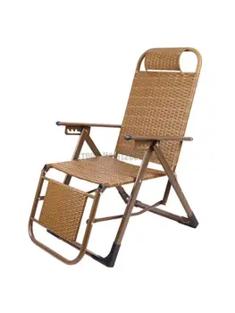 Stari lijeni sklopivi stolice od ratana, uredski pauzu za ručak, kola, odbojka na stolicu, krevet za siesta, stolica sa balkonska leđa, pijesak stolica za kuću