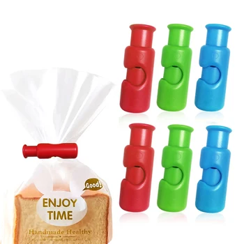 Stezaljka za vrećice za brtvljenje hrane za Višekratnu upotrebu Alata Za Skladištenje svježih Proizvoda Plastičnu Kopču Za Brtvljenje Stezaljke za spremanje predjela, kruh