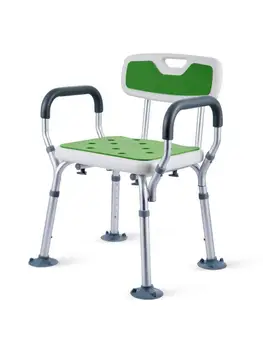 Stolica za kupanje i tuširanje sa podesivom visinom, Klupa za tuširanje s najvišim rejtingom, sigurno sjedalo, stolica za tuširanje za starije osobe, osobe s invaliditetom, podržava uspon