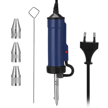 Stroj za распайки ADT03 Automatski Prijenosni Električni Utikač Za lemljenje Kositra Vakuum Pumpa za uklanjanje lemljenje (plava) EU Plug