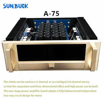 Sunbuck XLR uravnotežen, potpuno simetrično схемотехнический dizajn A75 primjerak Zlatnog grla neto stražnji pojačalo snage klase A visoke preciznosti
