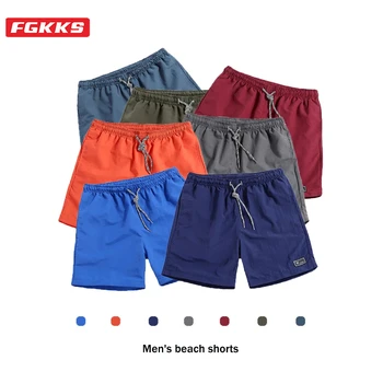 Svakodnevne kratke hlače FGKKS 2023, Ljetne Nove Čvrste Prozračne Hlače, Впитывающие Znoj, High-end Dizajn, Modni Trend Kratke hlače Za Muškarce
