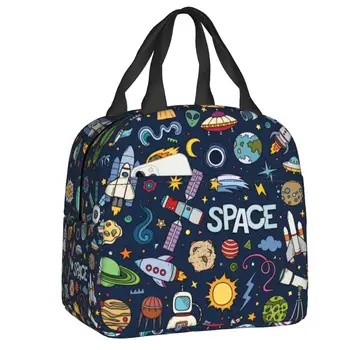 Svemirska Svemir, Sunčev Planet, torba za ланча, Hladnjak, Toplo Izolirani ručak-boks za astronauta, Astronauta, za žene, Djecu školske torbe za piknik