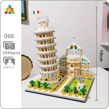 Svjetski poznata arhitektura, building blocks, Kosi toranj u pisi, set igračaka 