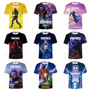 T-shirt Fortnite za muškarce i žene, Sudaderas, Kraljevska bitka, 3D t-shirt, Dječje Majice s likovima, Odjeća za djevojčice i dječake