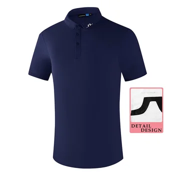 T-shirt J Golf kratkih rukava, muška Godišnje udobnu, sportsku majica, Majica-polo, golf Odjeća, muška быстросохнущий dres # 2203