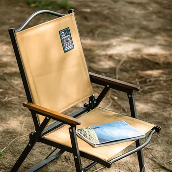 Tkanina izmjenjivi pamuk spona od visoko-kvalitetne aluminijske legure, prijenosni ultralight sklopivi stolac Kmit za kampiranje, prostor za piknik, ribolov