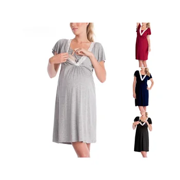Topla rasprodaja, Multifunkcionalni haljina za ishranu majke, pidžama za trudnice, Haljina za žene