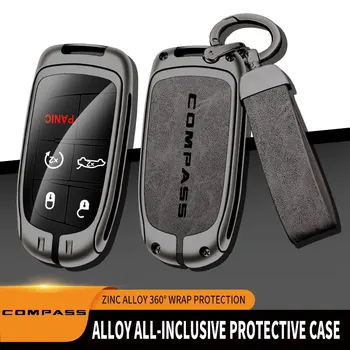 Torbica za ključeve od automobila Jeep Compass, zaštita od daljinsko upravljanje, logo kompasa za JEEP, torbica za ključeve od automobila, auto oprema