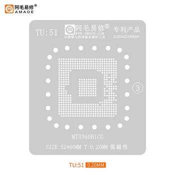 TU: 51 BGA Predložak za Реболлинга lemljenje Matrica za LCD-tv-Master CPU/MT3360BICG/TU51