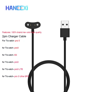 USB kabel Za Punjenje TicWatch E3 Pro 3 LTE proX pro 5 pro 3 ultra gps Pametnih Satova Punjač Adapter Kabel Osnovni Pribor