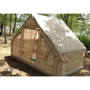 Vanjski prijenosni pješačkih inflatable šator, утолщенная непромокаемая automatski šator bez zgrada, šumarstvo kolibi