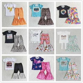 Veleprodaja, RTS, Kompleti odjeće za djecu, 2 kom., Klasične odjeće za djevojčice, Spaljene hlače