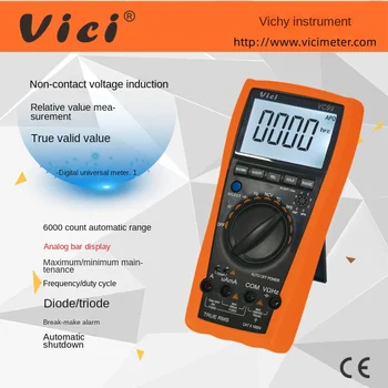 VICI VC99 3 6/7 Digitalni multimetar sa automatskim rasponom stalnog napona, struje, otpora, Mjerač kapaciteta, Tester, Ampermetar, Voltmetar