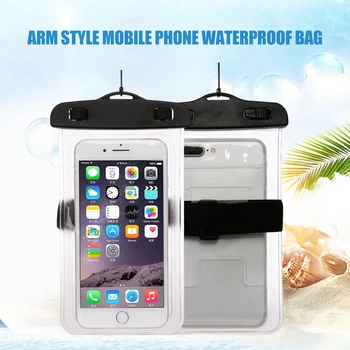 Vodootporna torba za telefon Rafting Ronjenje Plivanje Zatvorena torba za pohranu Podvodna suha torba za telefon za iPhone Huawei Universal