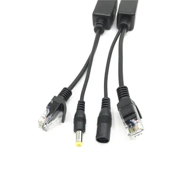 Vrući Kabel Pasivni POE napajanje preko Ethernet Kabel adapter POE Splitter Injektora Modul za napajanje 12-48 U za IP kamere