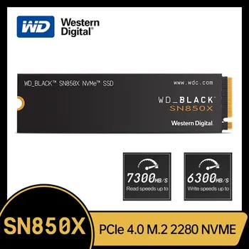Western Digital WD SN850X 1 TB, 2 TB SSD NVMe Gen4 PCIe M. 2 2280 PCIe 4,0x4 Interni statički disk za stolna RAČUNALA PS5