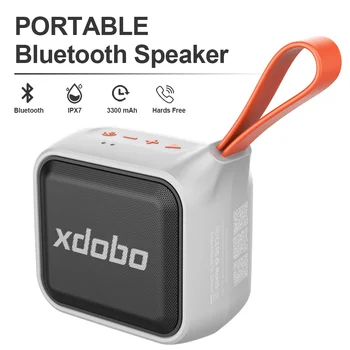 XDOBO 12 W Prijenosni Bluetooth Zvučnik i Subwoofer IPX7 Vodootporan Bežični TWS Boombox 3300 mah Baterija Mini Bas Za Smartphone PC