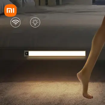 Xiaomi Led noćno svjetlo 20/40/60 cm sa senzorom pokreta, ultra-tanki Bežični noćno svjetlo za ormar, kuhinjski ormar, noćno svjetlo