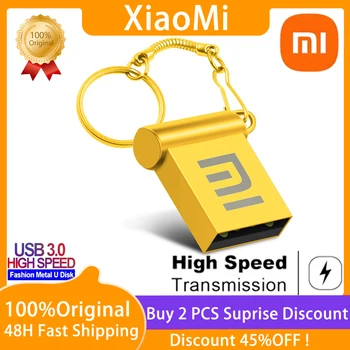Xiaomi Metalni USB flash disk, USB 2.0 high-speed flash drive Usb3.0 U Disk Kreativne Darove Flash drive s prstenom za ključeve