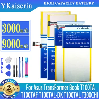 YKaiserin Baterija Za Asus TransFormer Book T100TA T100TAF T100TAL-DK T100TAL T300CHI Tipkovnica priključne stanice za tablet Batterij + Besplatni alati